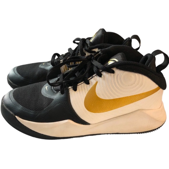Nike Big Kid Team Hustle D9 Basketball Shoes Size 4 Youth - Picture 1 of 11
